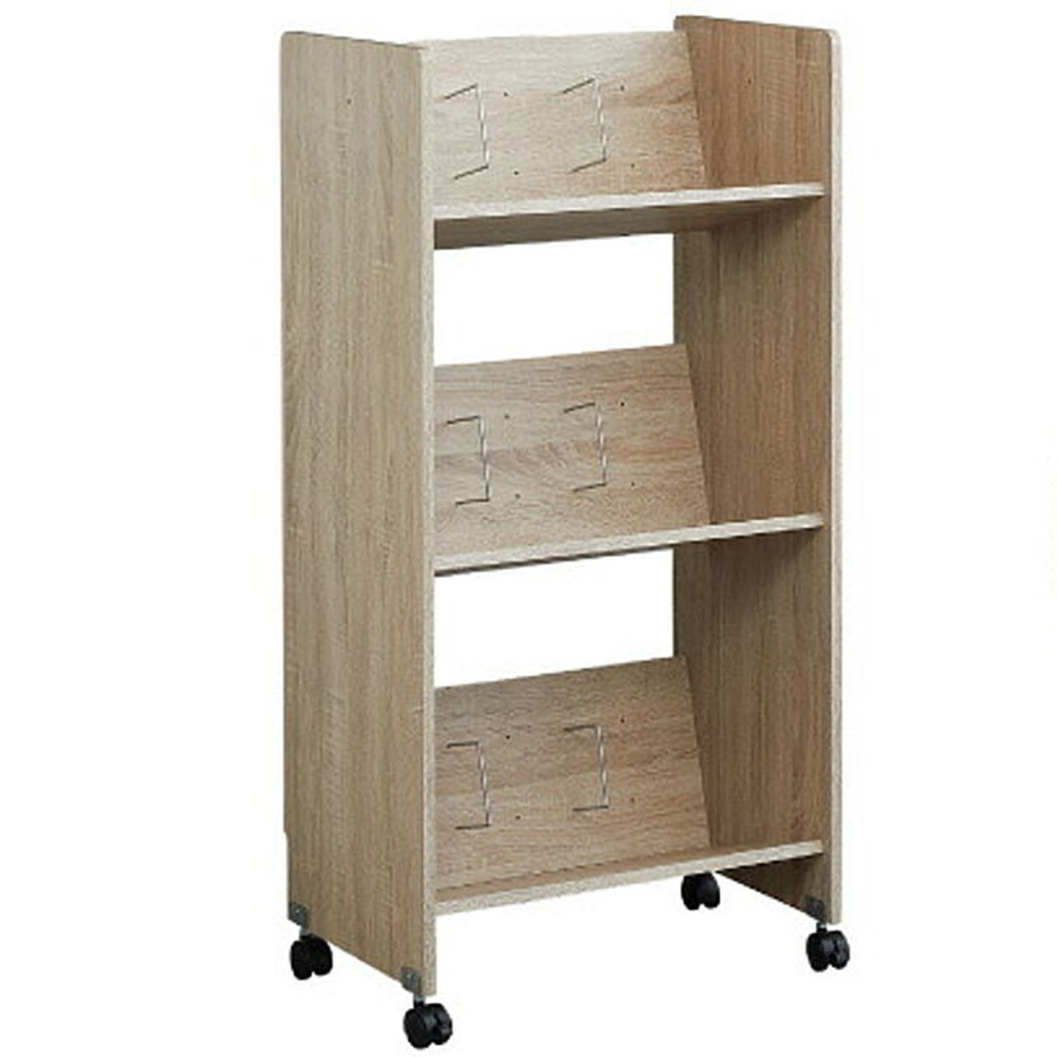 不二貿易 / ファイルワゴン ファイルラック 3段 幅55cm 奥行35cm 高さ