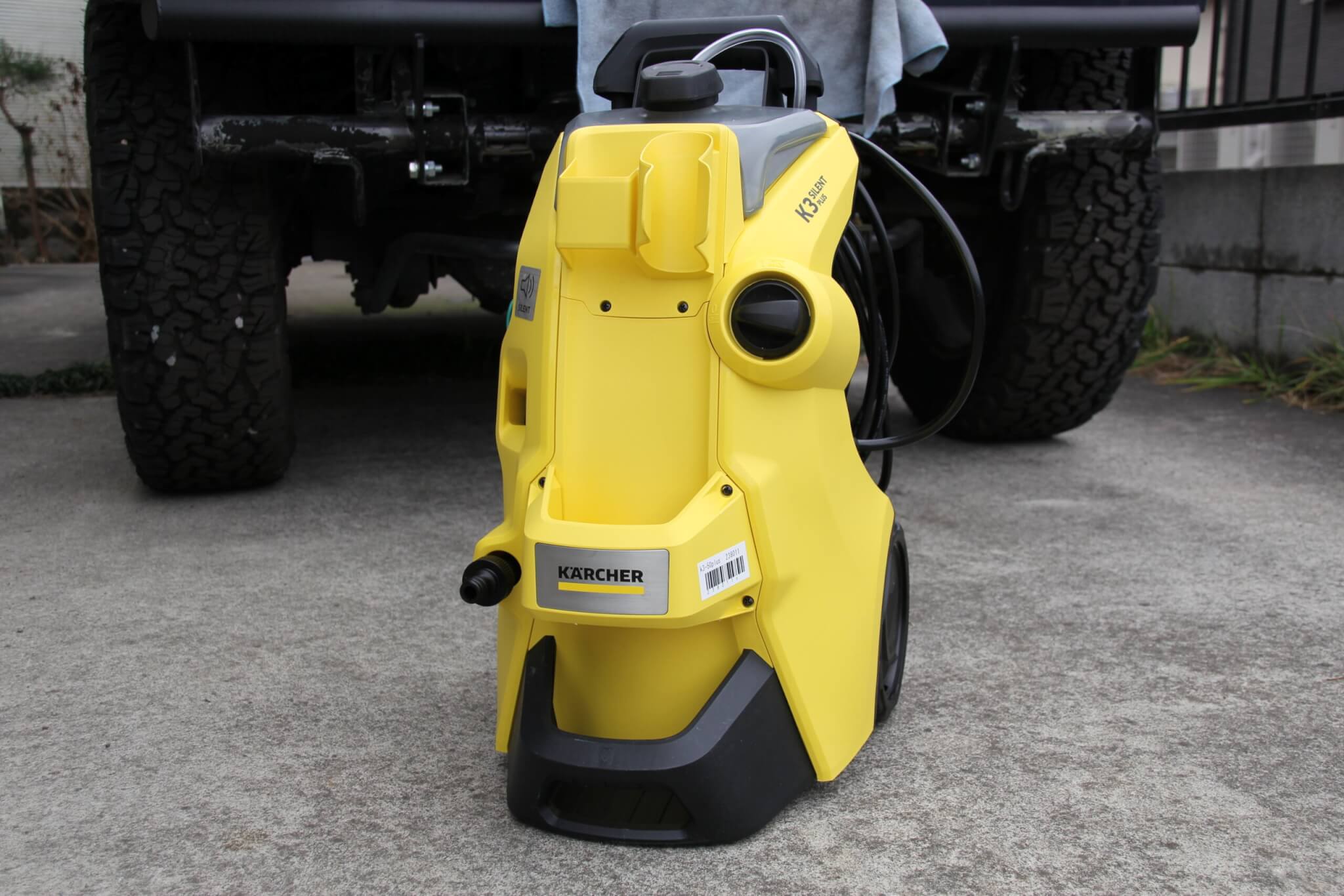 ケルヒャー K3サイレント プラスを使用レビュー！洗車と玄関のタイル
