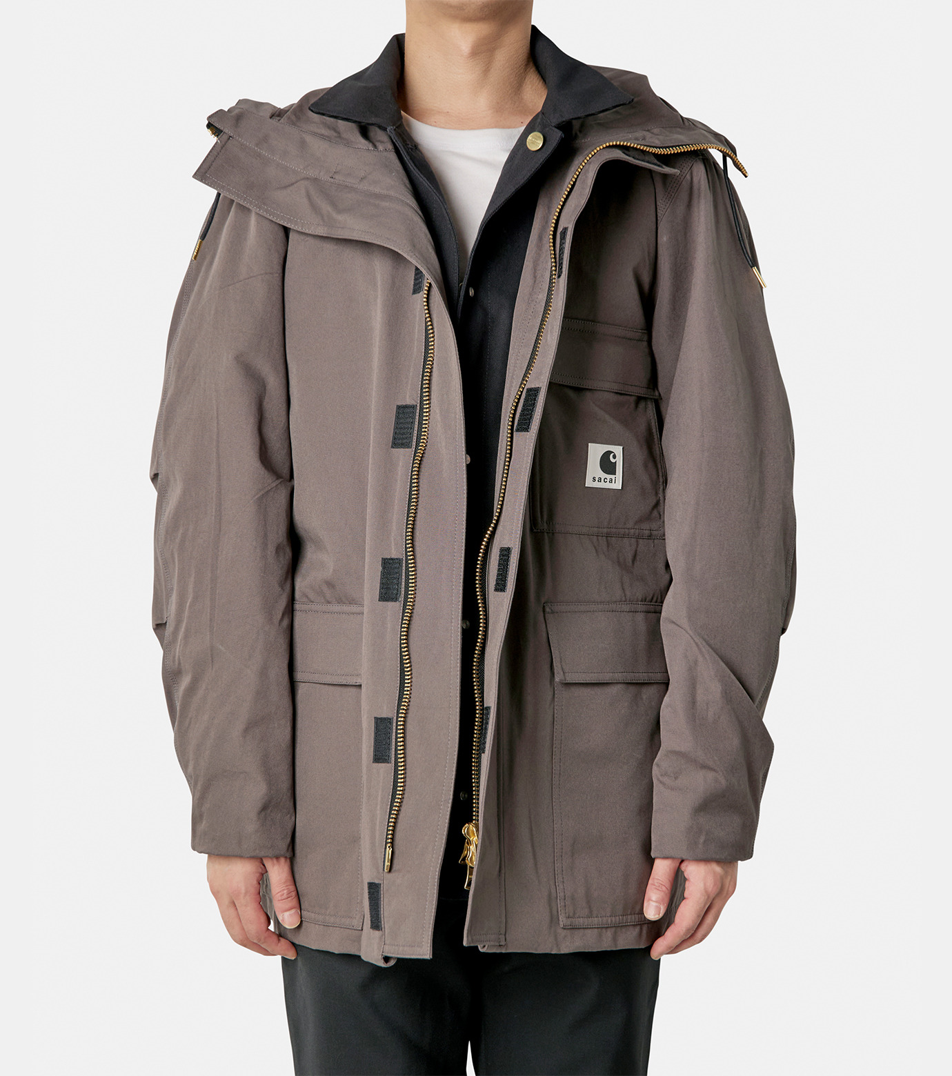 サカイ - sacai | Carhartt WIP Reversible Coat-Black-3の通販