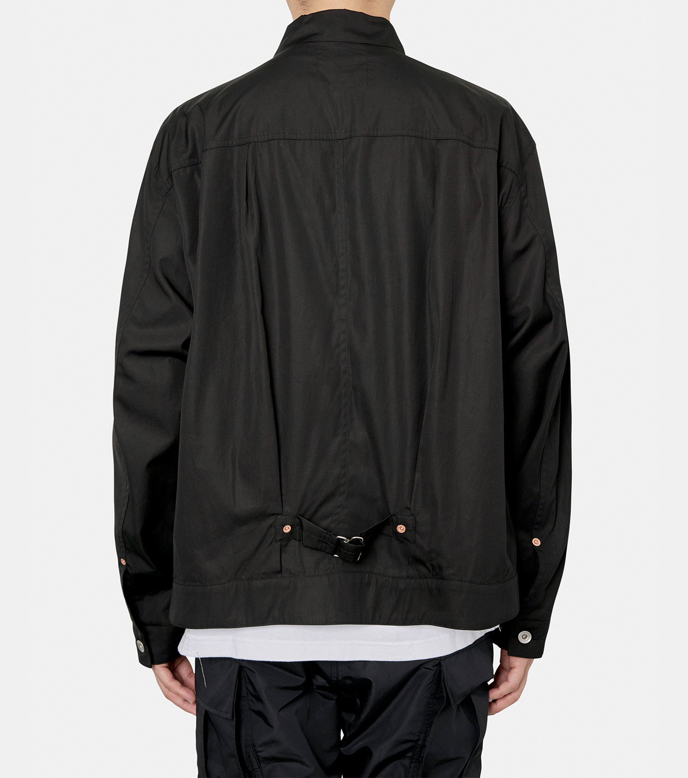 サカイ - sacai | Cotton Poplin Shirt Jacket-Black-2の通販 | RESTIR