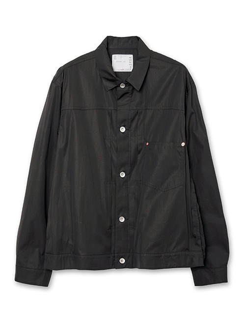 サカイ - sacai | Cotton Poplin Shirt Jacket-Black-2の通販 | RESTIR