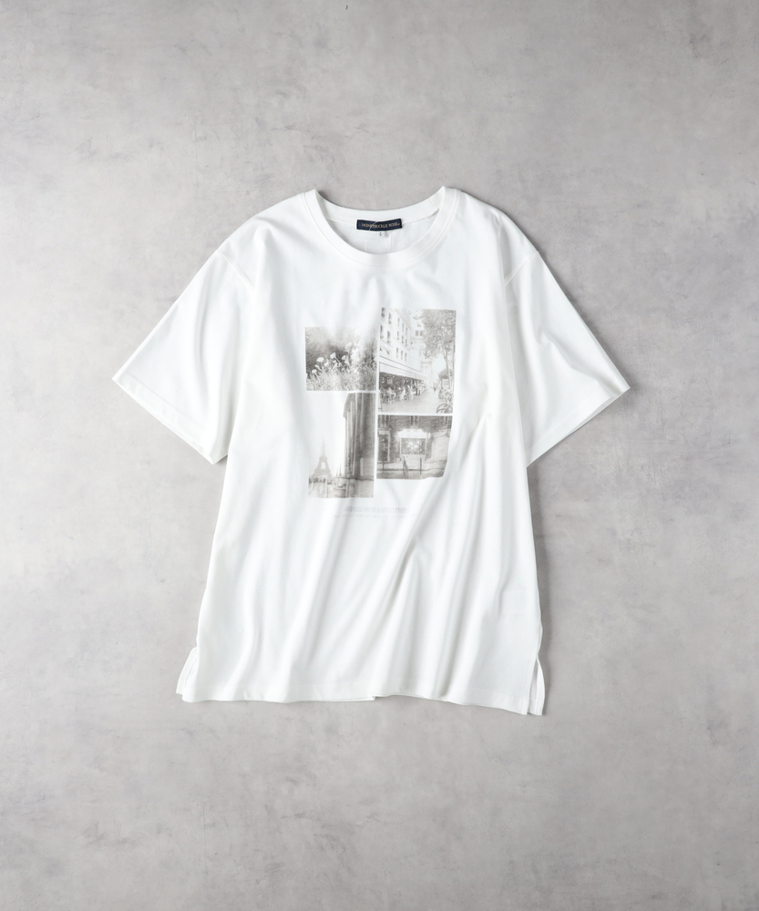 フォトグラフィックTシャツ(M オフシロ＊01): トップス｜Right-on公式