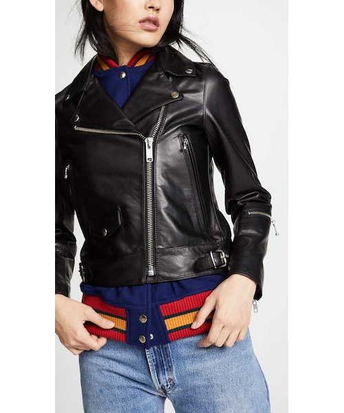 kolor（カラー）の「Kolor Leather Jacket（ライダースジャケット