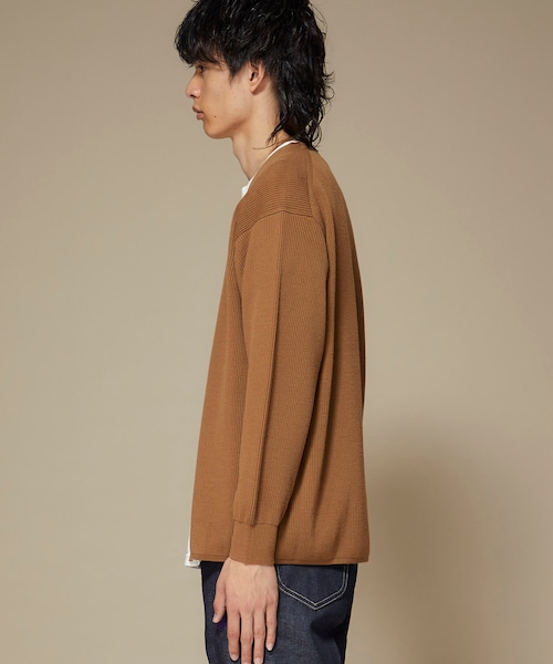 BATONER（バトナー）の「ハードツイストウールカーディガン（）」 - WEAR