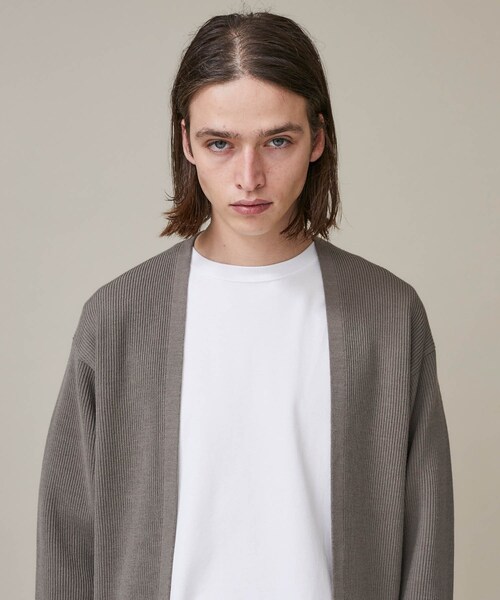 BATONER（バトナー）の「HARD TWIST WOOL NO BUTTON CARDIGAN（）」 - WEAR