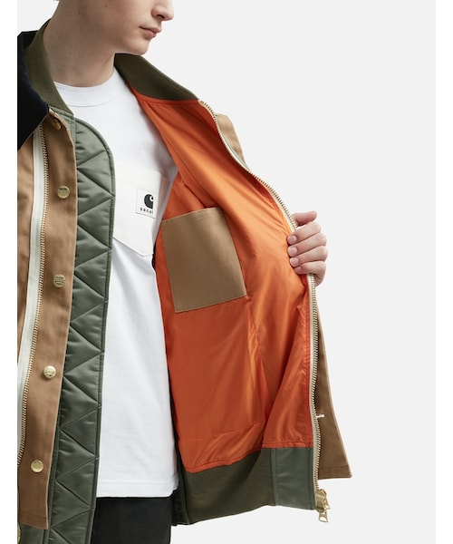 Sacai（サカイ）の「Sacai X Carhartt WIP Canvas x MA-1 Jacket