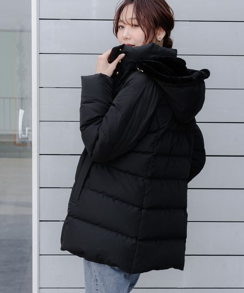 GLOBAL WORK（グローバルワーク）の「ウツクシルエット撥水ダウン