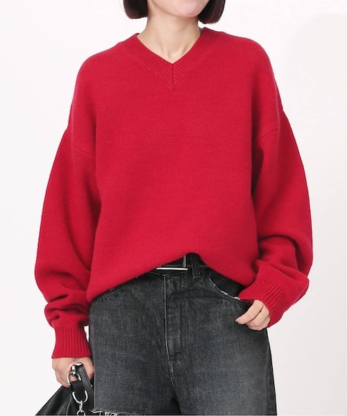 AP STUDIO（エーピーストゥディオ）の「《予約》wool Vneck Pullover