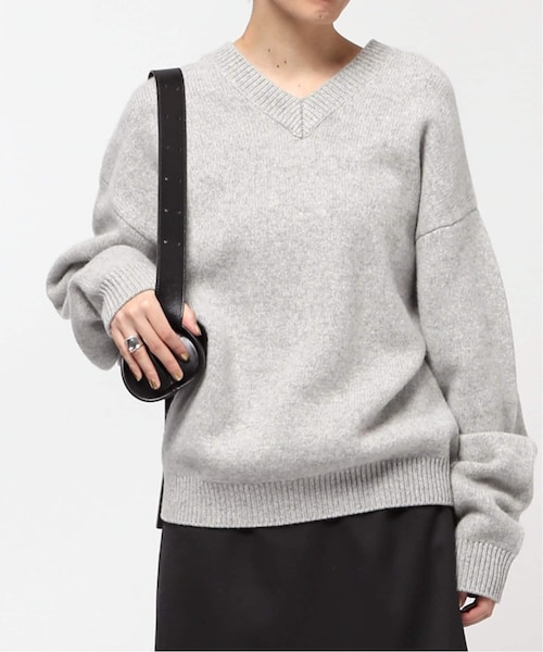 AP STUDIO（エーピーストゥディオ）の「《予約》wool Vneck Pullover