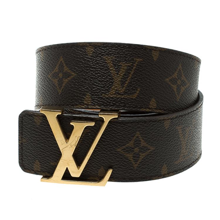 Louis Vuitton Monogram Canvas Initiales Belt 95 cm Louis Vuitton