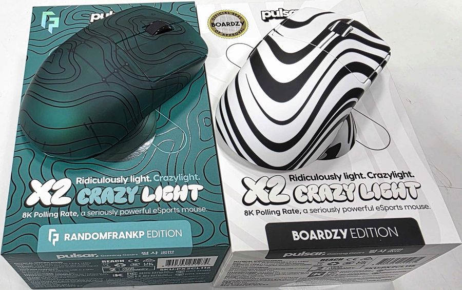 Pulsar Gaming X2 CrazyLight Mini Boardzy Edition [PX2CL115] 超軽量