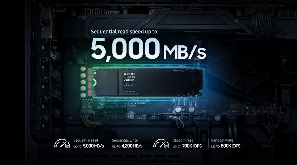 SAMSUNG サムスン 990 EVO MZ-V9E2T0B-IT [M.2 NVMe 内蔵SSD / 2TB