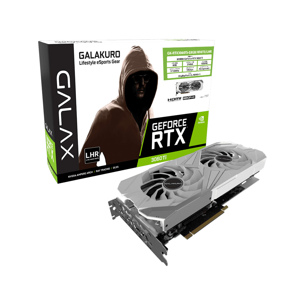 玄人志向 クロウトシコウ 玄人志向 RTX3060Ti搭載 8GB グラフィックス