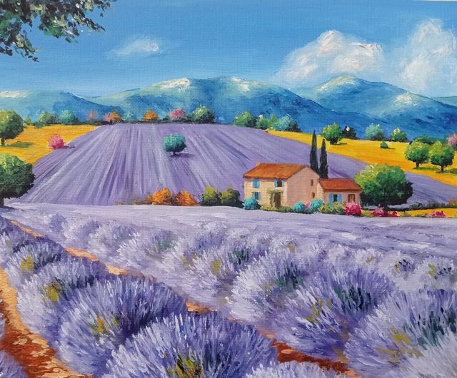 く*ら様 【至福のひととき】アクリル画 F3 風景画 絵画 く*ら様 【至福