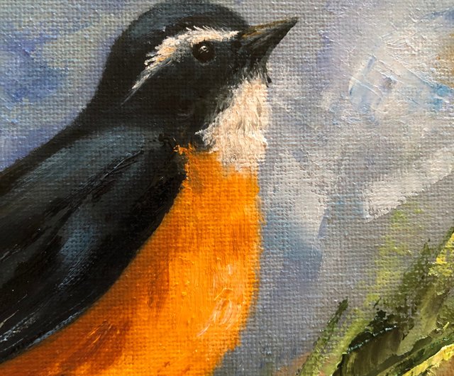 スペイン オリジナル油絵鳥の絵装飾部屋 ArtLolitaRos - Pinkoi