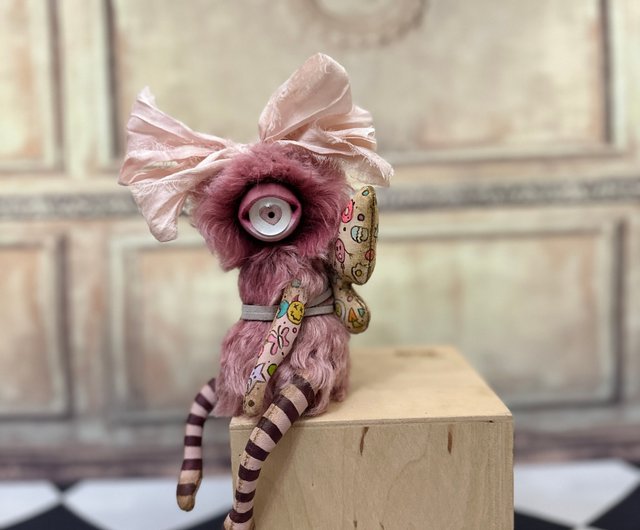 リアルヘッド アクロカイザー ミニ ソフビ フィギュア ピンク リアル