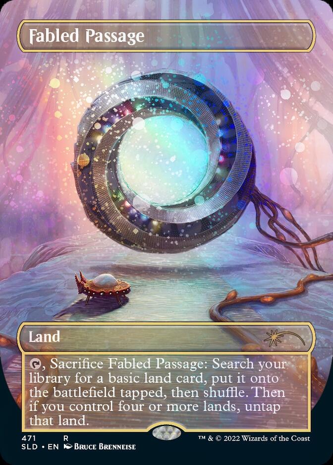 Fabled Passage-Totally Spaced Out - galaxy foil, Secret Lair (SLD)