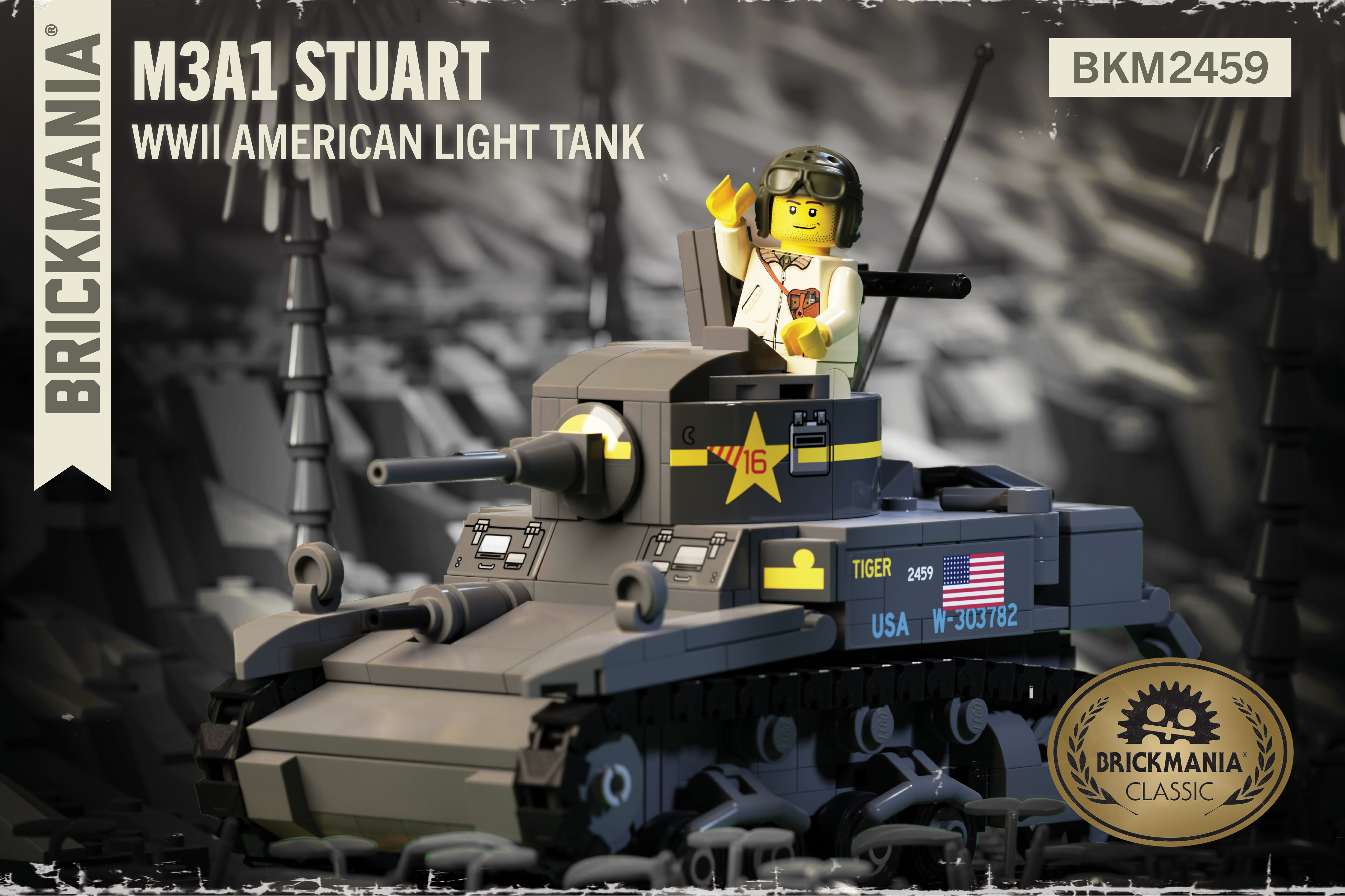 M3A1 Stuart – WWII American Light Tank