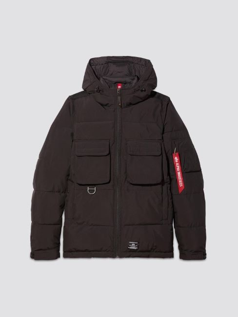 Alpha Industries フード付きパファージャケット