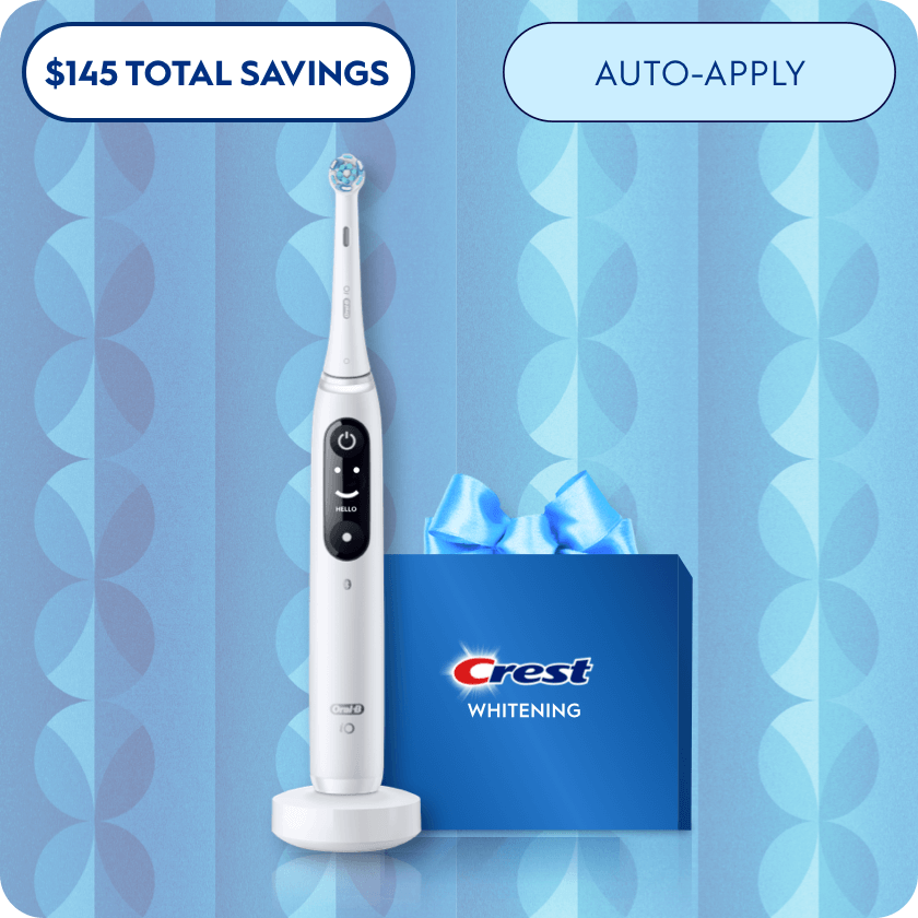 Oral-B iO Series 7 Twin Pack, White Alabaster | Oral-B