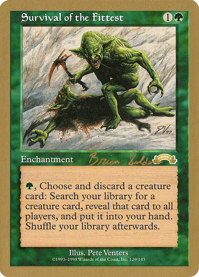 適者生存※一枚です。 MTG of the 日語 (英語） |