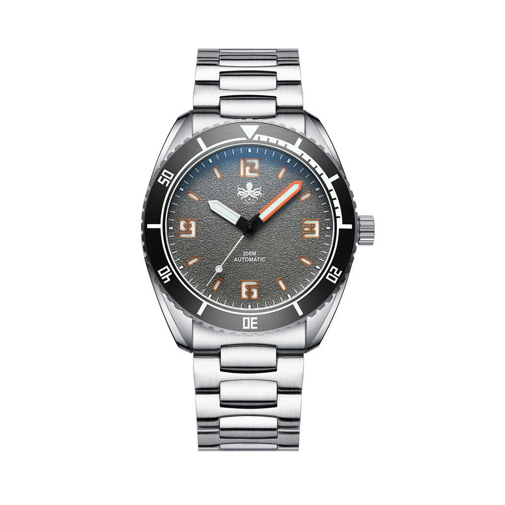 PHOIBOS Reef Master Dive Watch with Fossil Gray Dial #PY047D