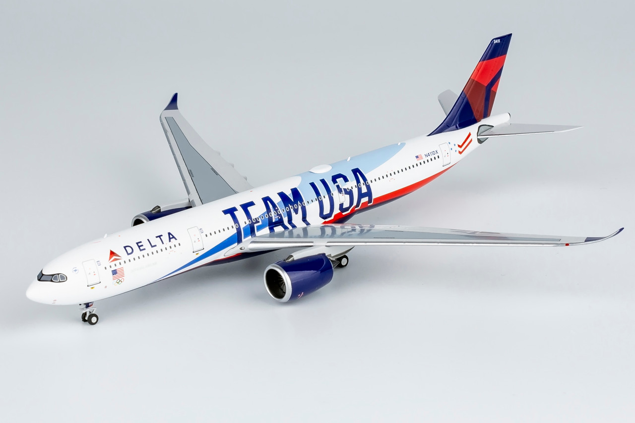 NG Models Delta Air Lines A330-900 N411DX Team USA cs #1(new mould