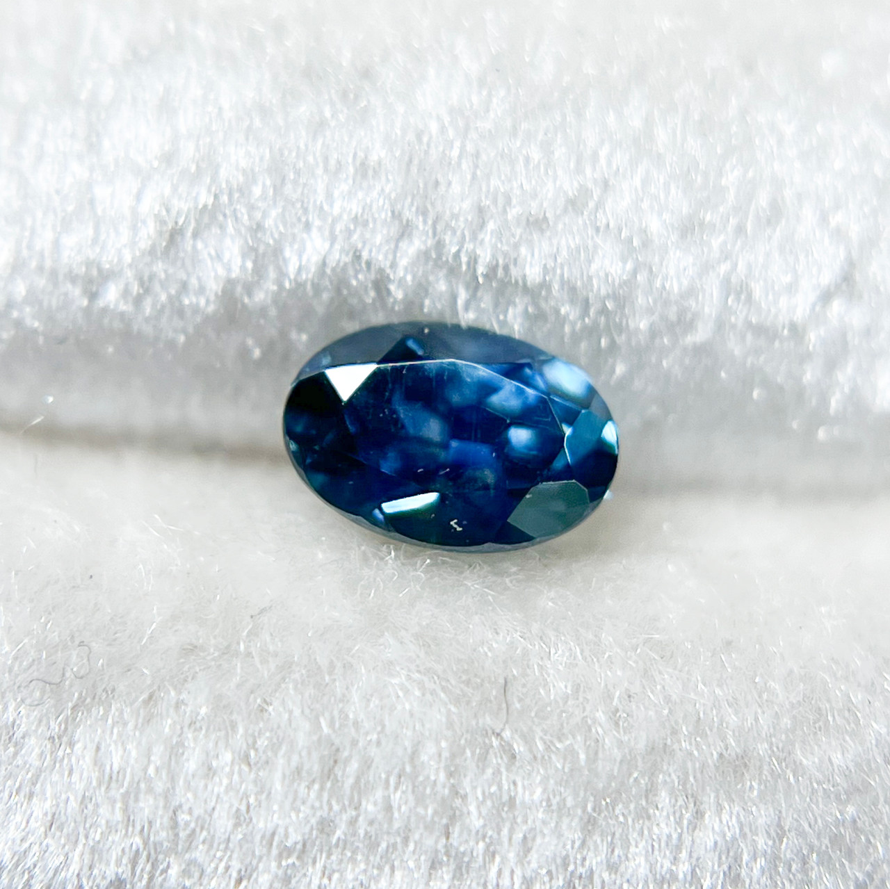 Loose Gemstone Oval Denim Blue Montana Sapphire