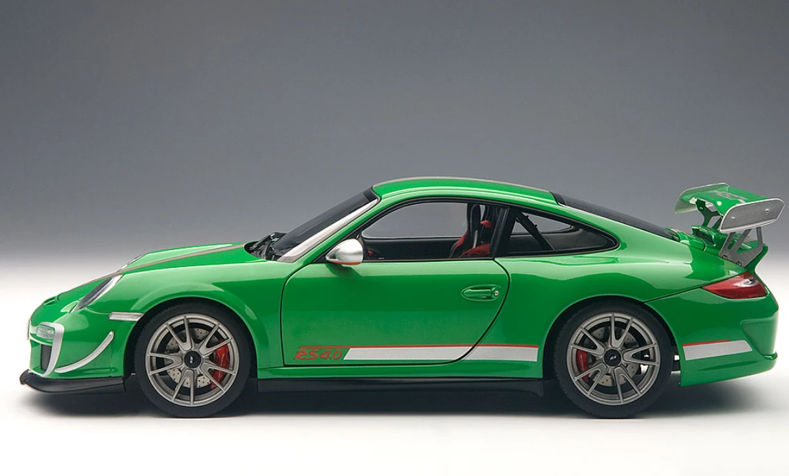 1/18 AUTOart PORSCHE 911(997) GT3 RS 4.0 (GREEN) Diecast Car Model