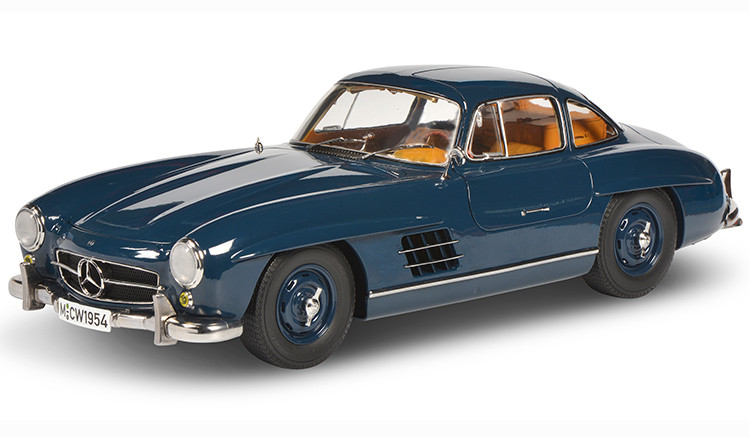 1/12 Schuco Mercedes-Benz Mercedes 300SL 300 SL (Blue) Diecast Car