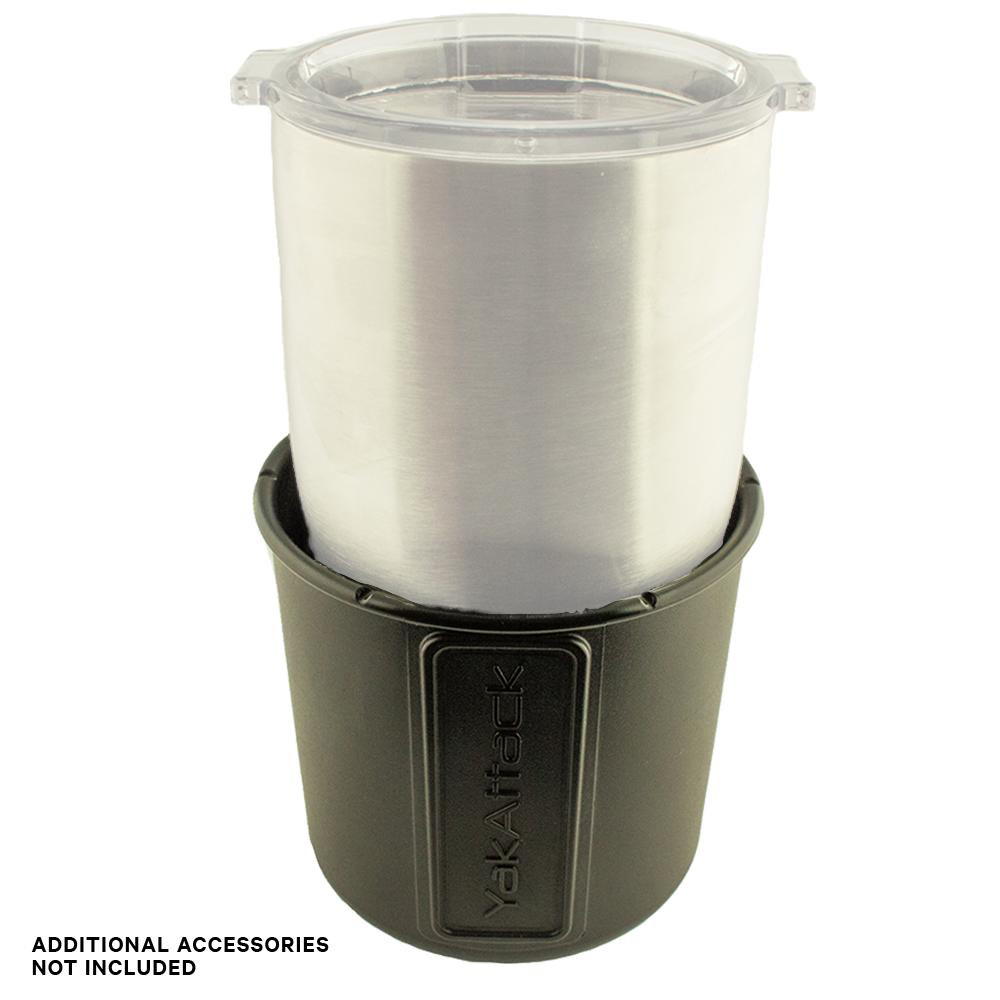 YakAttack® - MultiMount Cup Holder, Track Mount - Kayak Fishing
