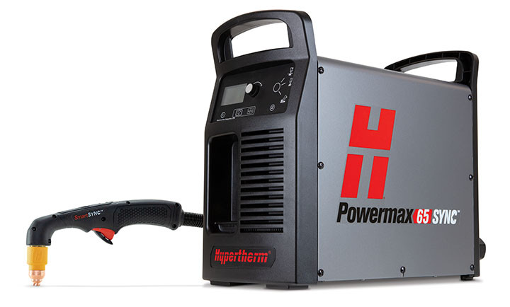 Hypertherm Powermax 65 SYNC Plasma Cutter, 25 ft. 75 Degree & 25