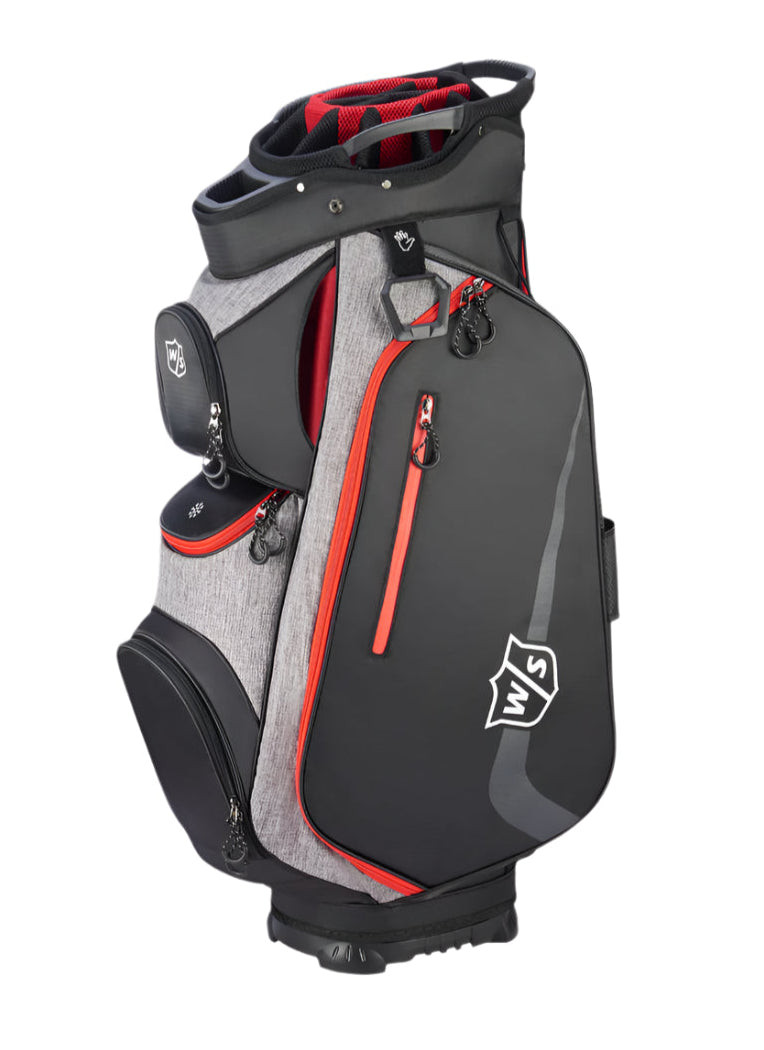 Wilson Mens Staff Xtra Golf Cart Bag Black