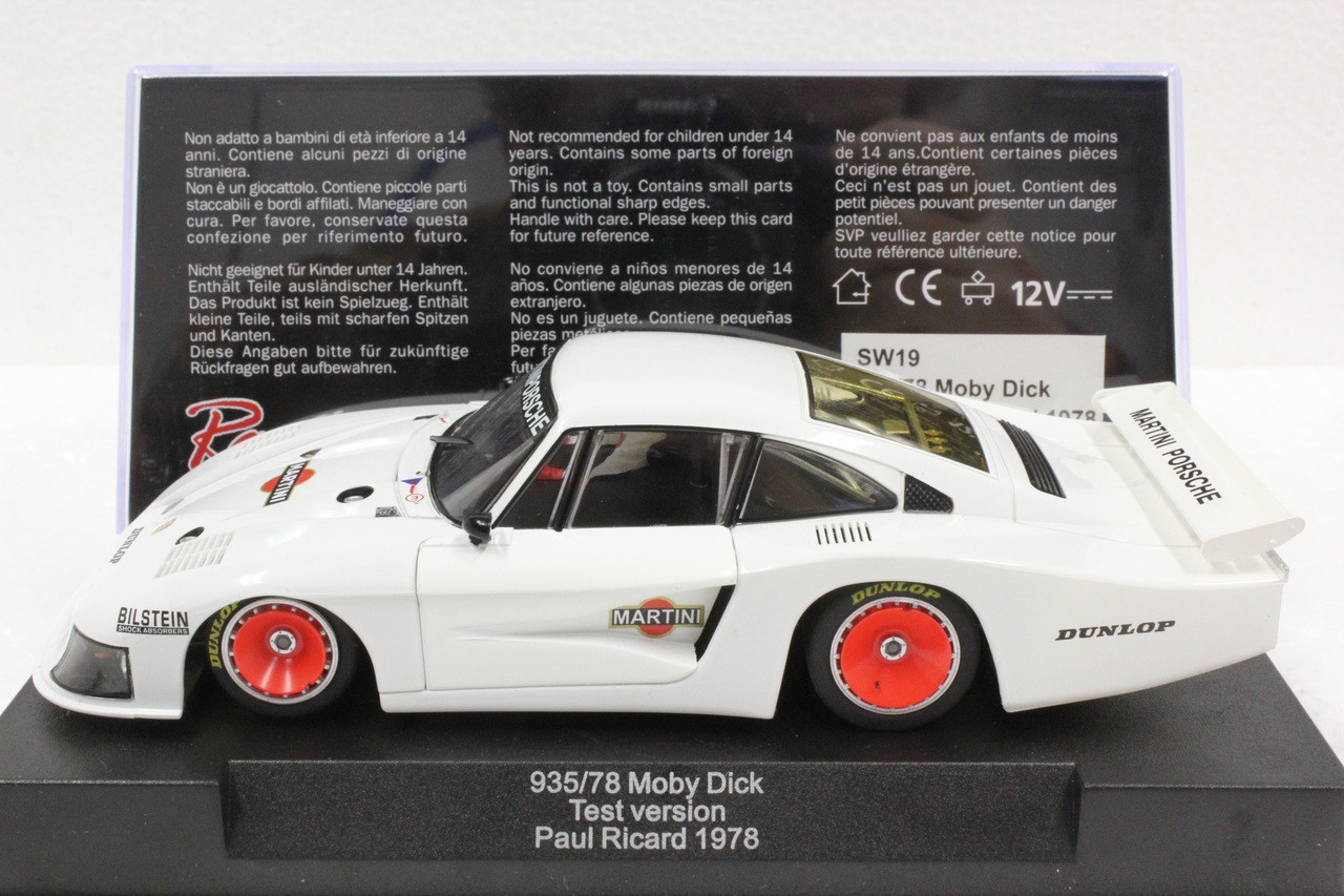 SW19 Racer Sideways Porsche 935/78 Group 5 Moby Dick Martini Le