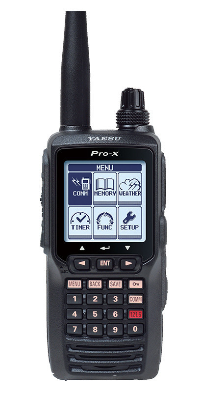 Yaesu FTA-550L Pro-X NAV/COM Aviation Airband Transceiver