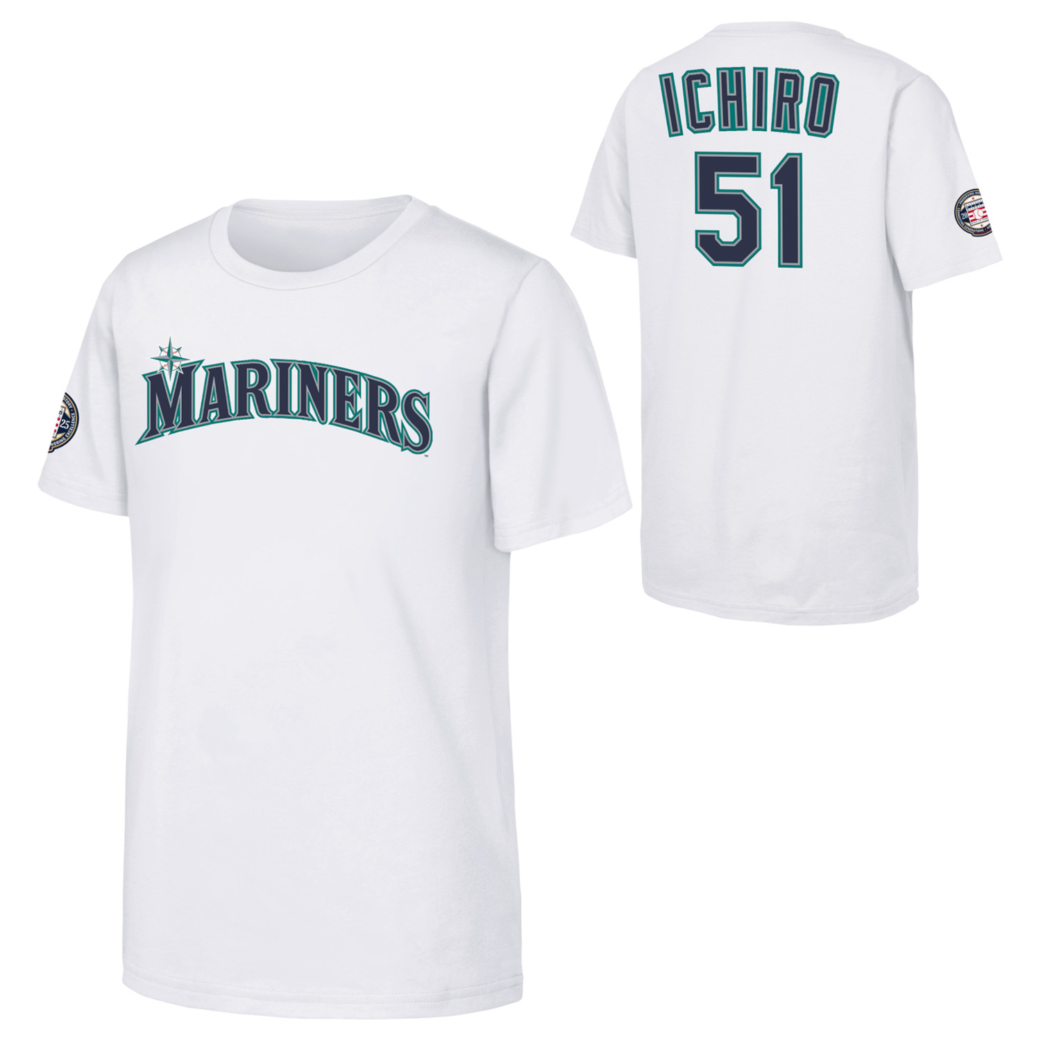 Youth Ichiro Suzuki Seattle Mariners Cooperstown Collection Jersey Tee