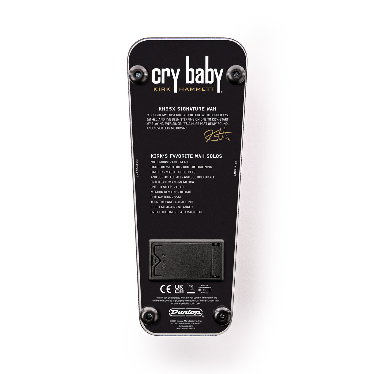 KIRK HAMMETT COLLECTION CRY BABY® WAH