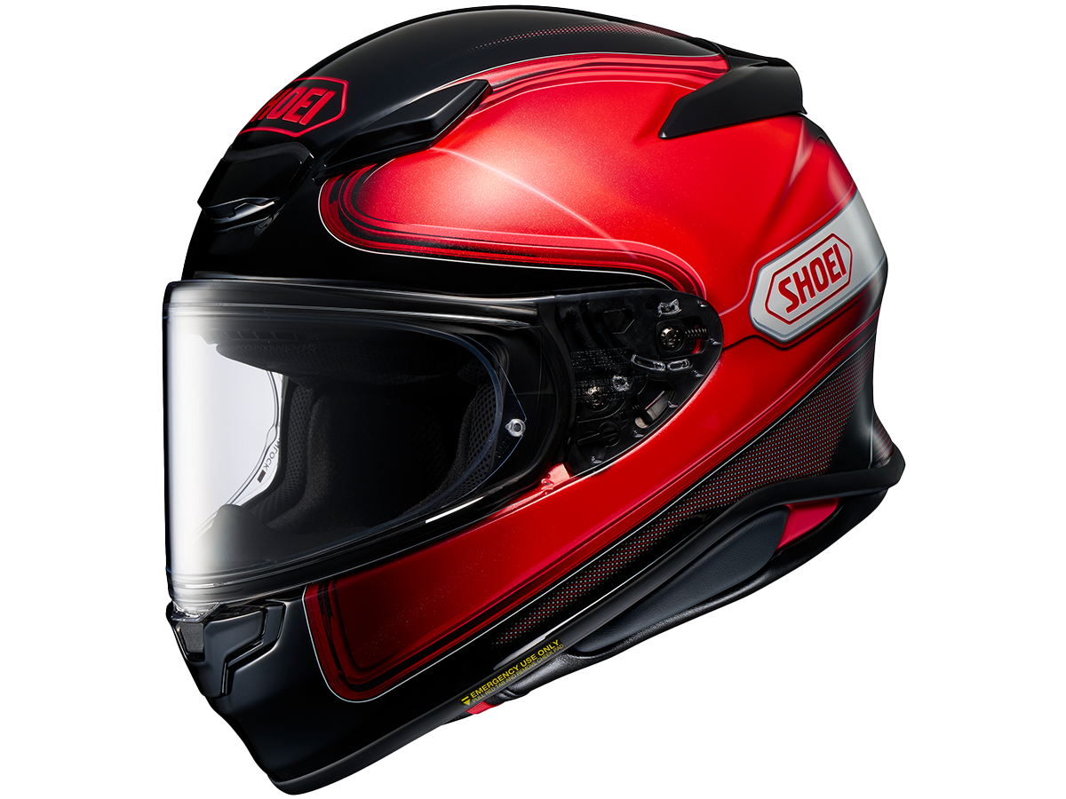 Shoei Motorcycle Helmets | RF-1400 Sheen Helmet TC1 Red/Black