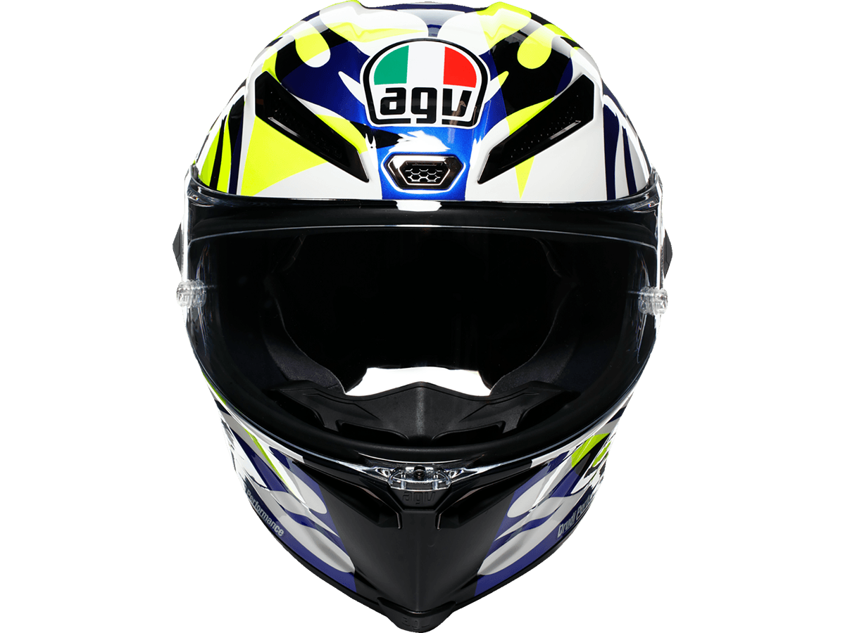 AGV Pista GP RR Soleluna 2023 Limited Edition Helmet Yellow / Blue
