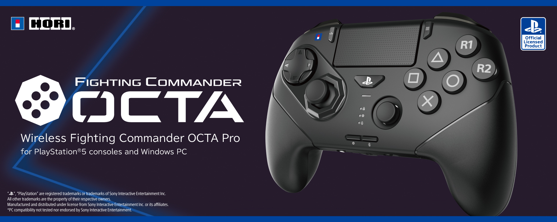 Wireless Fighting Commander OCTA Pro for PlayStation®5 and Windows