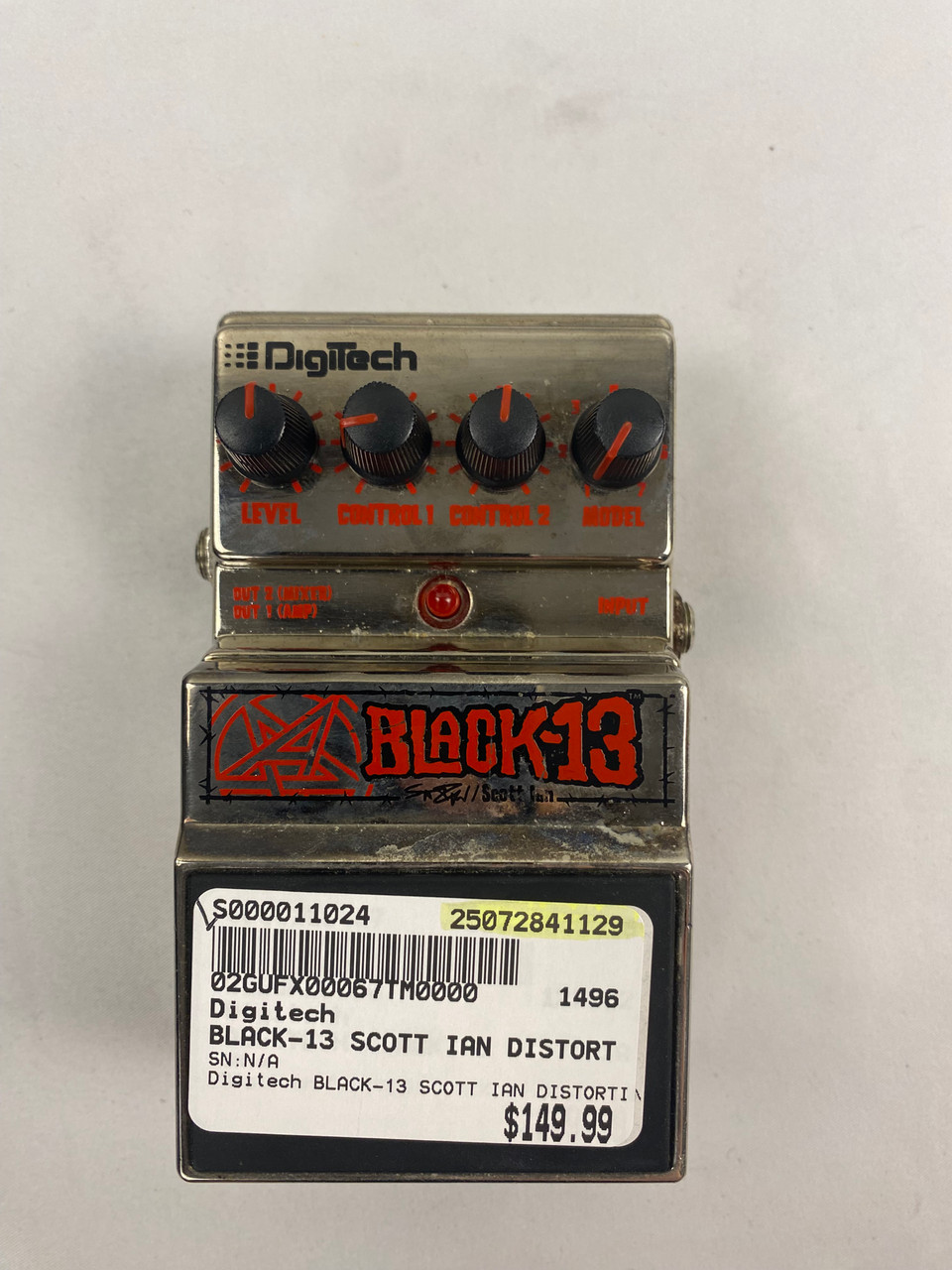 希少品】Digitech Black-13 Anthrax Scott Ian 希少品】Digitech Black
