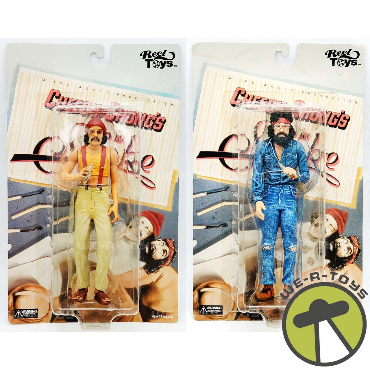 Cheech and Chong's Up In Smoke Lot of 2 Action Figures NECA Reel