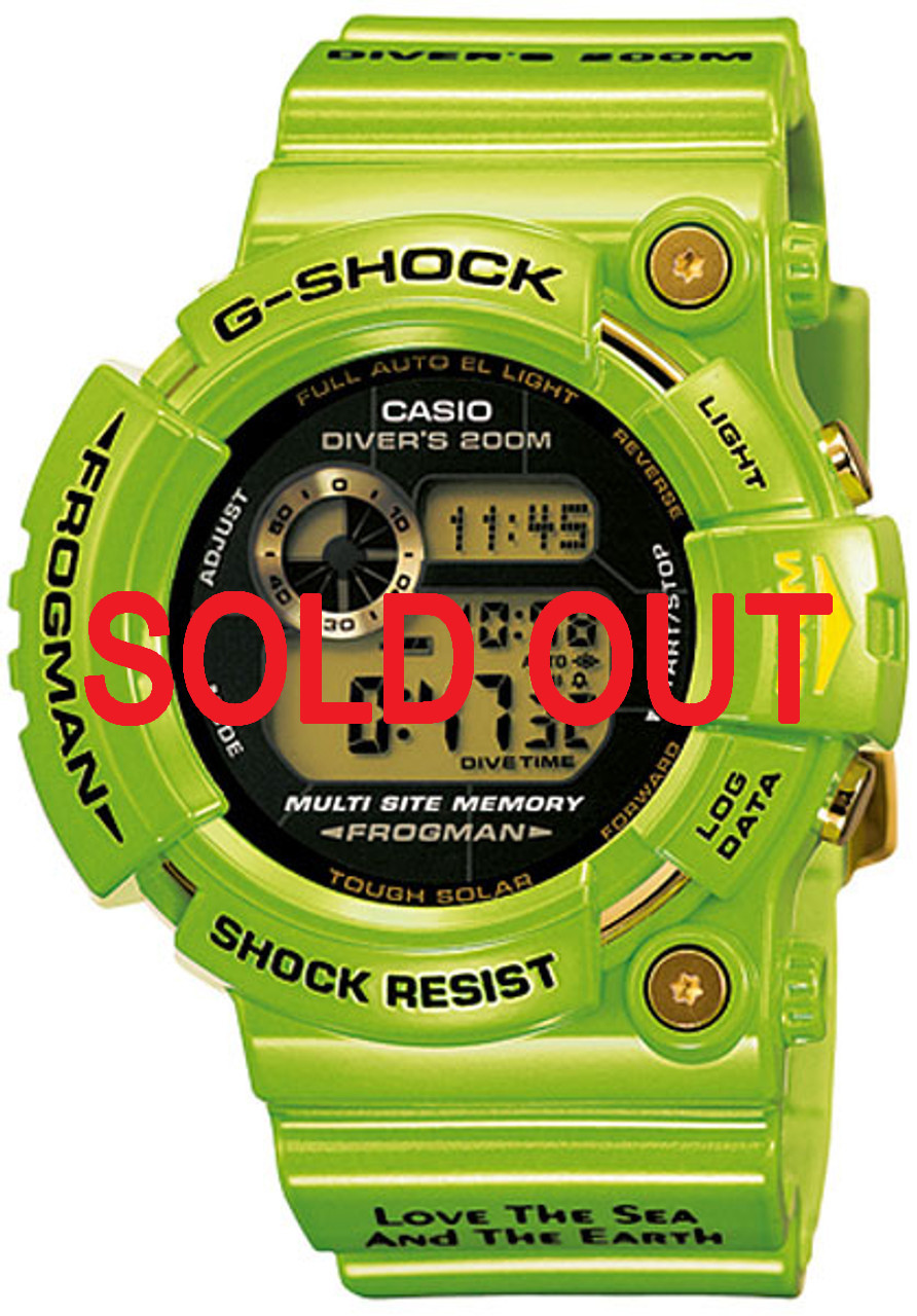 G-Shock Frogman Green Kermit GW-200F-3JR - Shopping In Japan Net