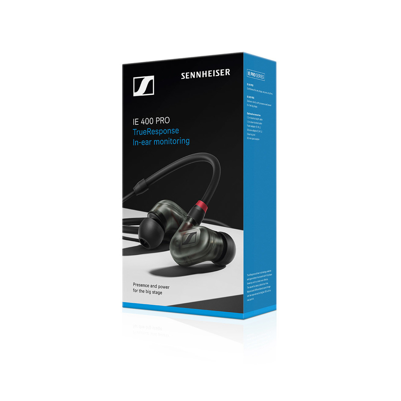 SENNHEISER IE 400 PRO Smoky Black - In-ear monitoring headphones