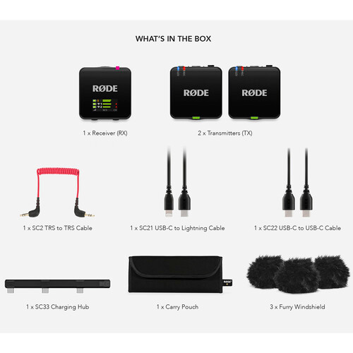 RODE Wireless GO (Gen 3) 2-Person Compact Digital Wireless