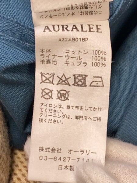 AURALEE(オーラリー) / COTTON OILED CANVAS LINER BLOUSONブルゾン/3
