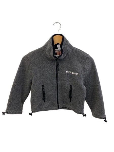 MIU MIU(ミュウミュウ) / フリースジャケット/XS/ポリエステル/GRY
