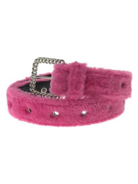 AFB afb ピンクファーベルト Mサイズ AFB ファー ベルト ピンク