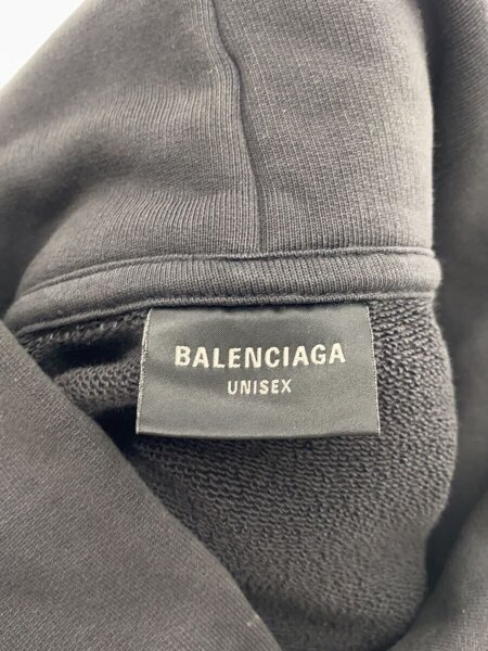 BALENCIAGA(バレンシアガ) / パーカー/3/コットン/BLK/23AW/Loop