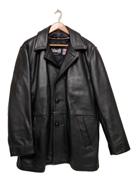 Schott(ショット) / カーコート/573/USA製/コート/40/レザー/BLK